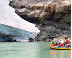 Ледник Бриксдайл. На резиновой лодке к леднику